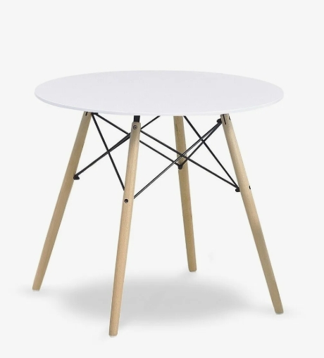 Стол DT-902-2 90х90х74 (МДФ / массив бука)																					