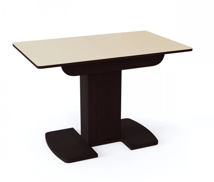 Стол Вегас 2 ПР 1200(1500)*800 (стекло белое матовое цвет БЛ) Стол Вегас 2 ПР 1200(1500)*800 (стекло белое матовое цвет БЛ)