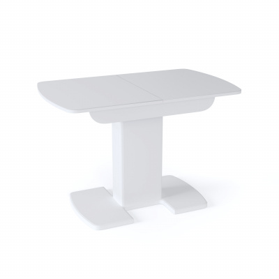 Стол Вегас ПО 1100(1400)*680 (стекло Белое матовое цвет БЛ) Стол Вегас ПО 1100(1400)*680 (стекло Белое матовое цвет БЛ)
