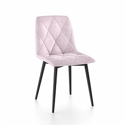 Стул Ричи (каркас черный тк. коллекции Велюр розовая) Стул Ричи (каркас черный тк. коллекции Велюр розовая)