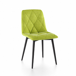 Стул Ричи (каркас черный тк. коллекции Велюр лайм) Стул Ричи (каркас черный тк. коллекции Велюр лайм)