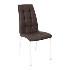 Стул Сохо (каркас белый к/з коричневый) Стул Сохо (каркас белый к/з коричневый)