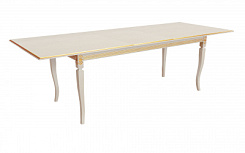 Стол Империал 2000(2590)*1000*765 (тон слон.кость RAL1013 + патина золото) Стол Империал 2000(2590)*1000*765 (тон слон.кость RAL1013 + патина золото)